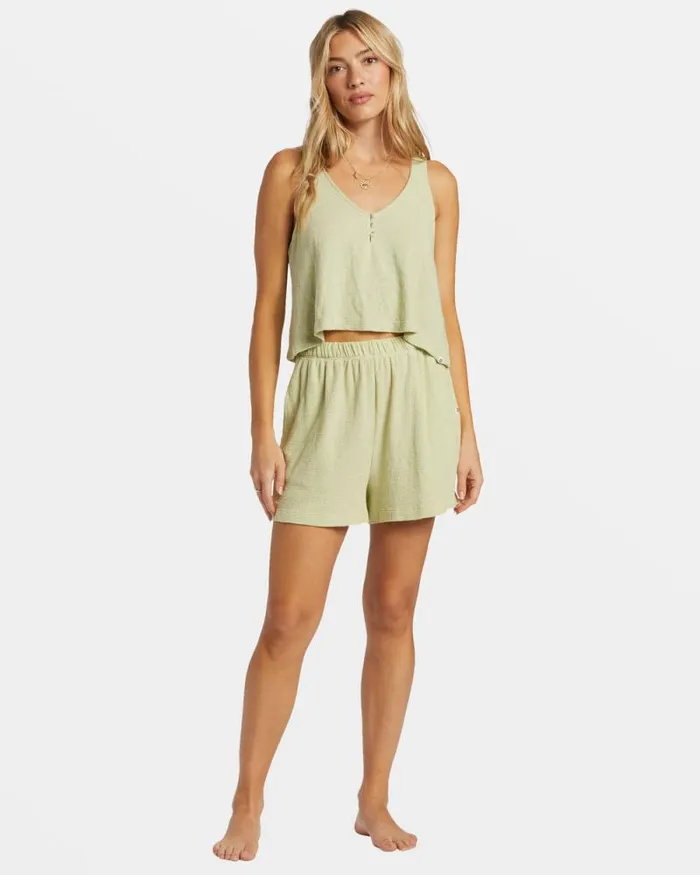 Billabong Matching Sets Harbor Boxy Tank Top Light Avocado 8211 Women Billabong Matching Sets Harbor Boxy Tank Top Light Avocado 8211 Women