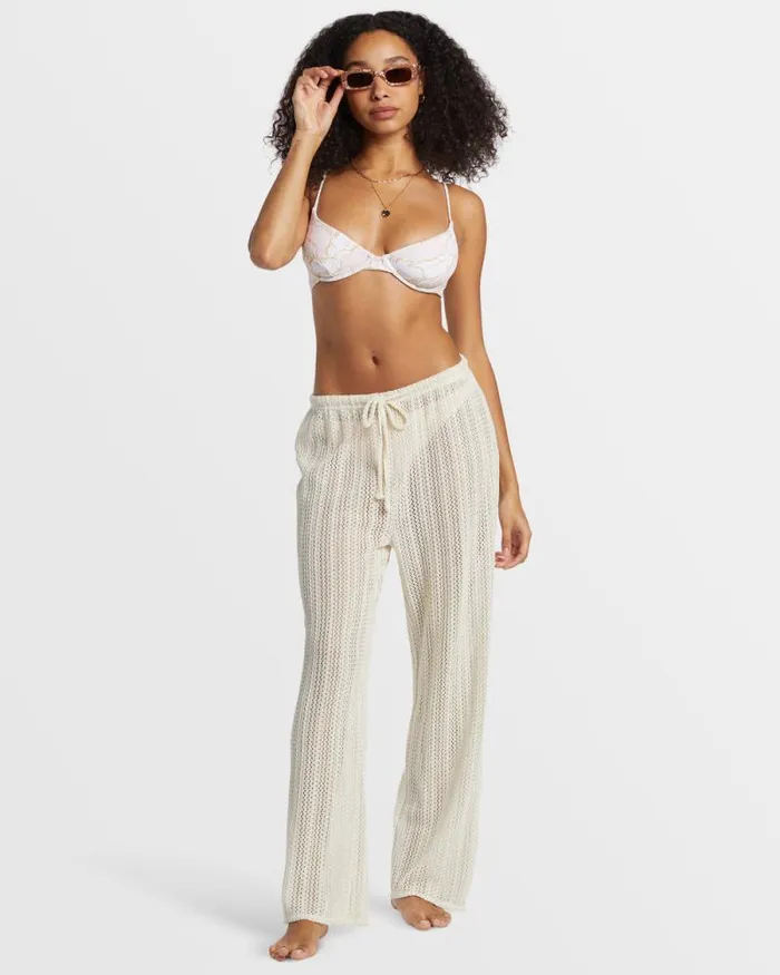 Billabong Matching Sets Largo Beach Pant Cover Up Salt Crystal 8211 Women Billabong Matching Sets Largo Beach Pant Cover Up Salt Crystal 8211 Women