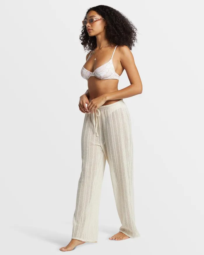 Billabong Matching Sets Largo Beach Pant Cover Up Salt Crystal 8211 Women Billabong Matching Sets Largo Beach Pant Cover Up Salt Crystal 8211 Women