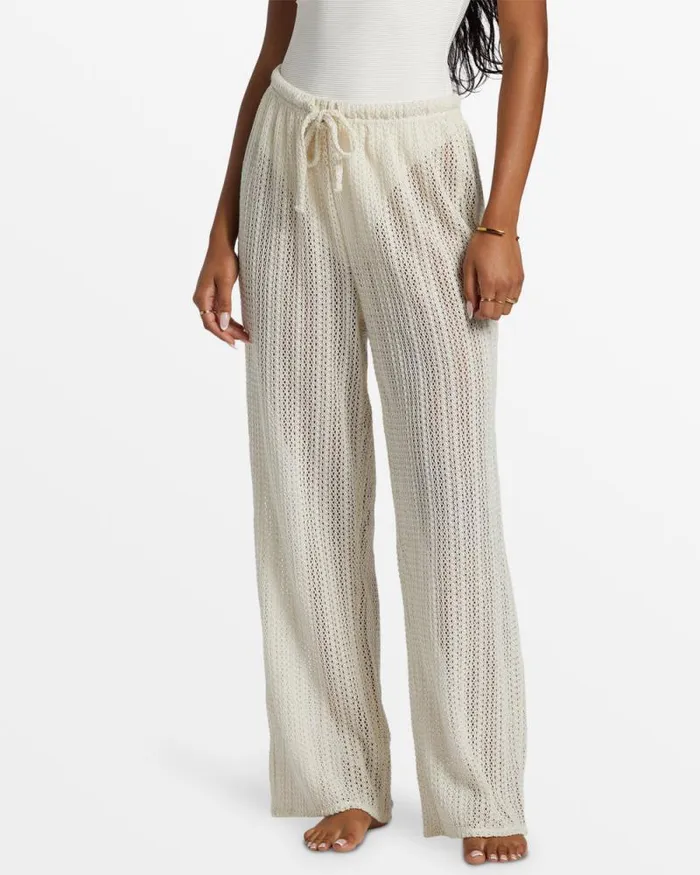 Billabong Matching Sets Largo Beach Pant Cover Up Salt Crystal 8211 Women Billabong Matching Sets Largo Beach Pant Cover Up Salt Crystal 8211 Women