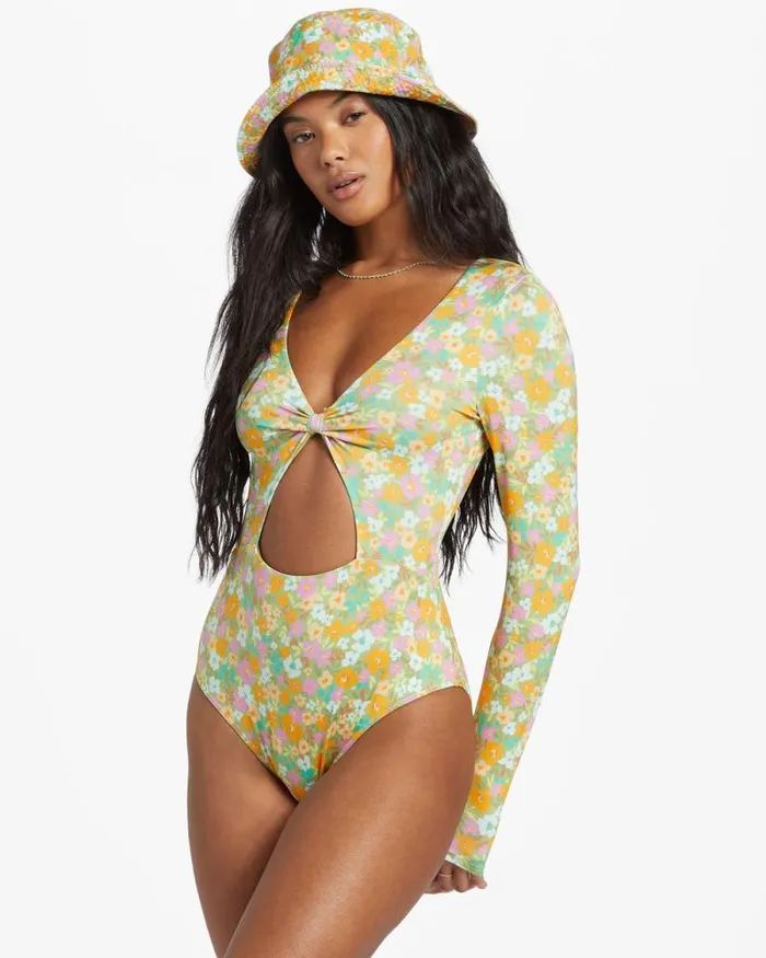 Billabong One Pieces On The Bright Side Surf Tee Palm Green 8211 Women Billabong One Pieces On The Bright Side Surf Tee Palm Green 8211 Women