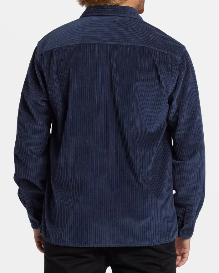 Billabong Shirts Bong Days Long Sleeve Cord Shirt Dusty Navy 8211 Men Billabong Shirts Bong Days Long Sleeve Cord Shirt Dusty Navy 8211 Men