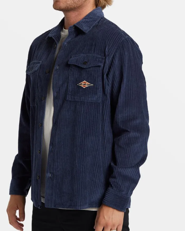 Billabong Shirts Bong Days Long Sleeve Cord Shirt Dusty Navy 8211 Men Billabong Shirts Bong Days Long Sleeve Cord Shirt Dusty Navy 8211 Men