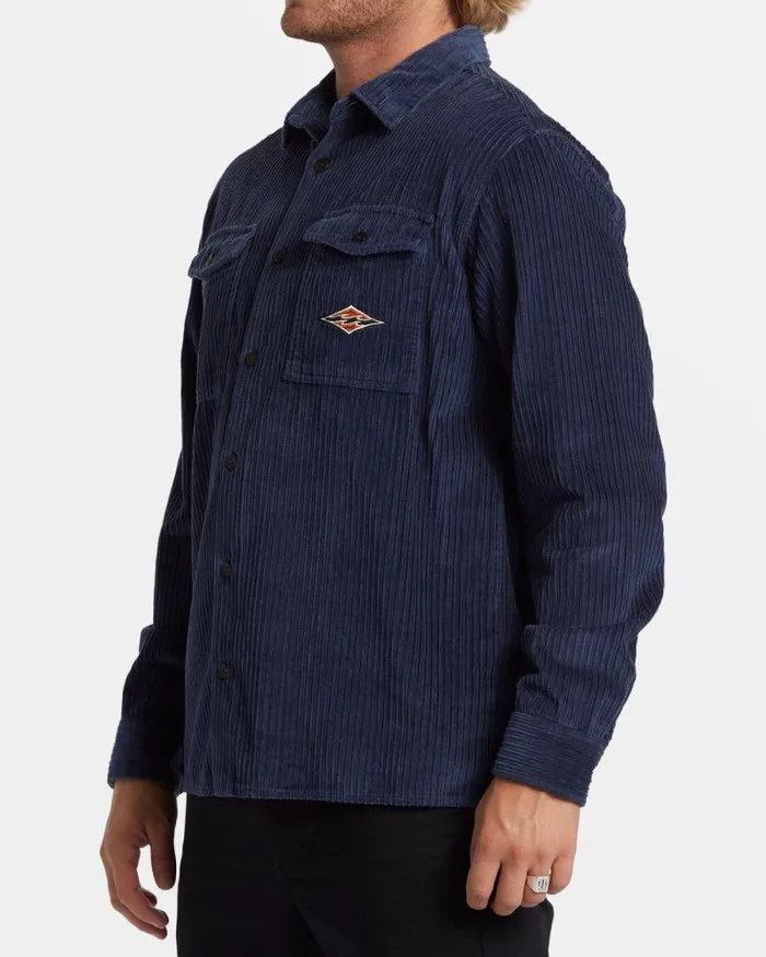 Billabong Shirts Bong Days Long Sleeve Cord Shirt Dusty Navy 8211 Men Billabong Shirts Bong Days Long Sleeve Cord Shirt Dusty Navy 8211 Men