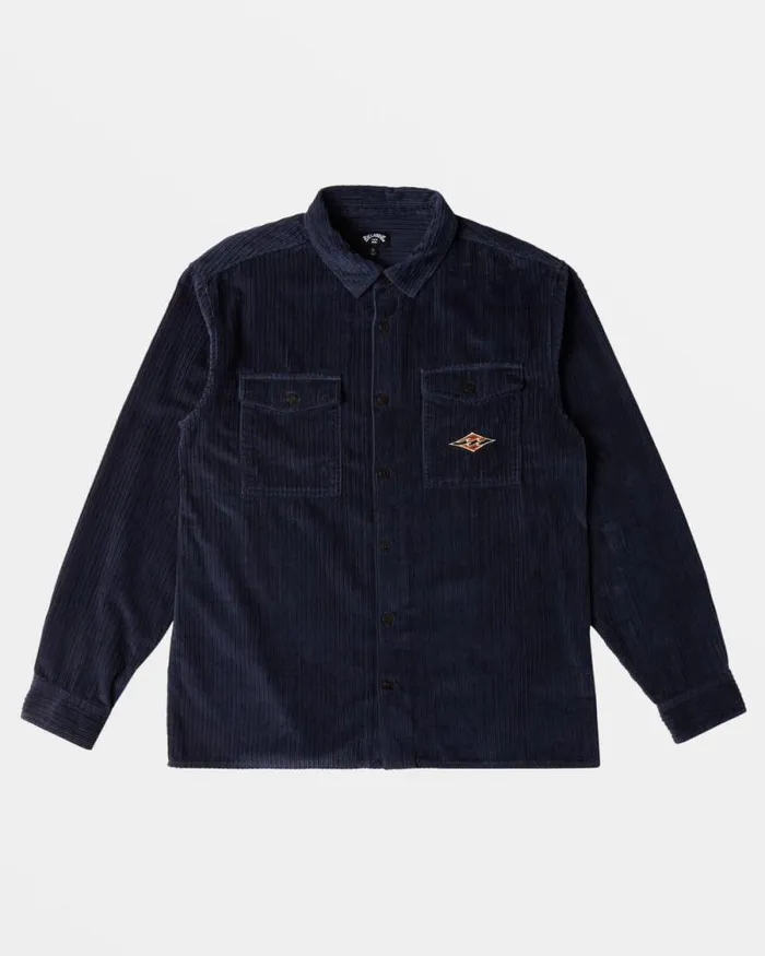 Billabong Shirts Bong Days Long Sleeve Cord Shirt Dusty Navy 8211 Men Billabong Shirts Bong Days Long Sleeve Cord Shirt Dusty Navy 8211 Men