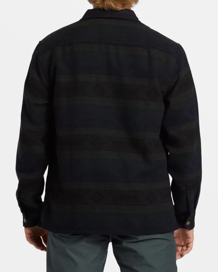 Billabong Shirts Lodge Long Sleeve Flannel Shirt Military 8211 Men Billabong Shirts Lodge Long Sleeve Flannel Shirt Military 8211 Men