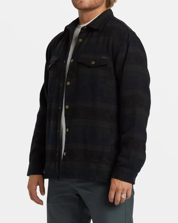 Billabong Shirts Lodge Long Sleeve Flannel Shirt Military 8211 Men Billabong Shirts Lodge Long Sleeve Flannel Shirt Military 8211 Men