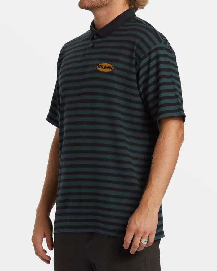 Billabong Shirts Neutron Short Sleeve Polo Shirt Black 8211 Men Billabong Shirts Neutron Short Sleeve Polo Shirt Black 8211 Men