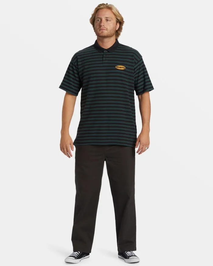 Billabong Shirts Neutron Short Sleeve Polo Shirt Black 8211 Men Billabong Shirts Neutron Short Sleeve Polo Shirt Black 8211 Men
