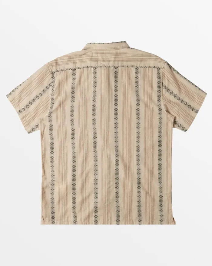 Billabong Shirts Sundays Jacquard Short Sleeve Shirt Cream 8211 Men Billabong Shirts Sundays Jacquard Short Sleeve Shirt Cream 8211 Men
