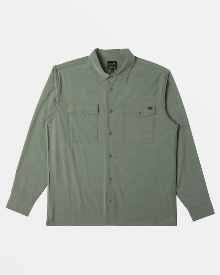 Billabong Shirts Surftrek Long Sleeve Shirt Fern 8211 Men Billabong Shirts Surftrek Long Sleeve Shirt Fern 8211 Men
