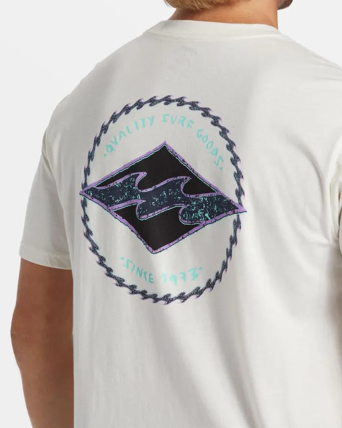 Billabong TShirts Rotor Diamond TShirt Off White 8211 Men Billabong TShirts Rotor Diamond TShirt Off White 8211 Men