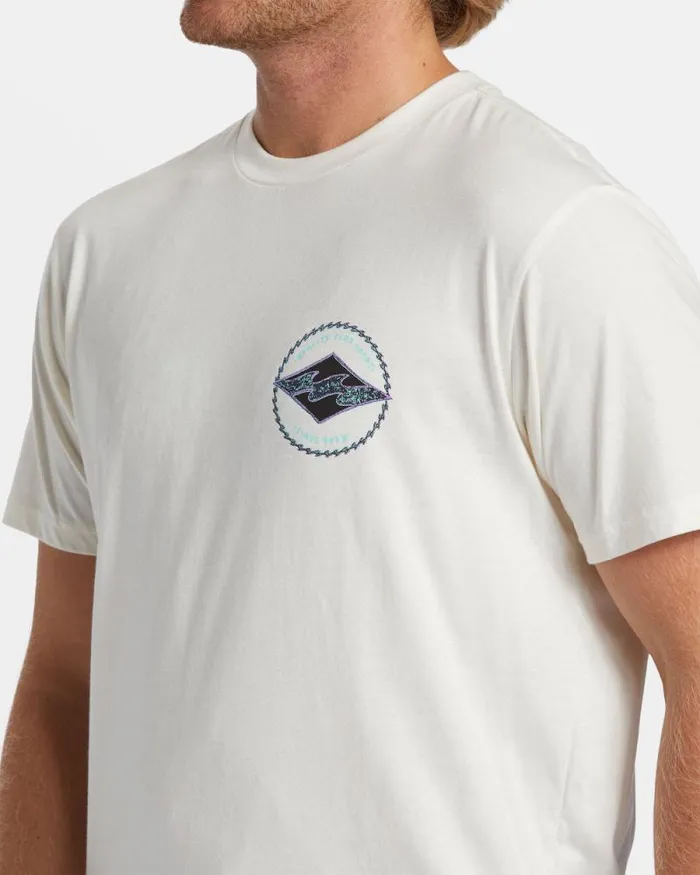 Billabong TShirts Rotor Diamond TShirt Off White 8211 Men Billabong TShirts Rotor Diamond TShirt Off White 8211 Men