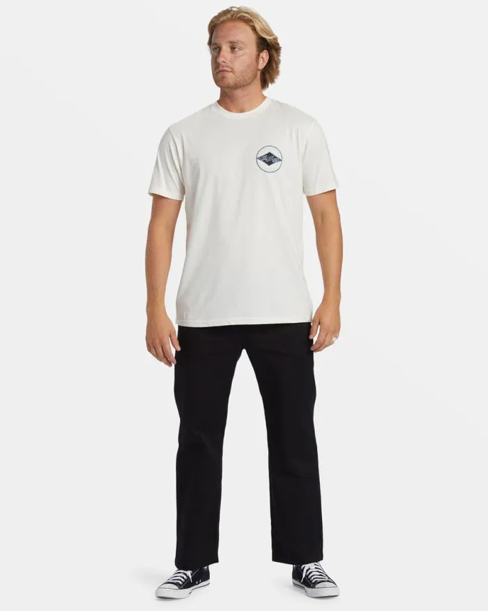 Billabong TShirts Rotor Diamond TShirt Off White 8211 Men Billabong TShirts Rotor Diamond TShirt Off White 8211 Men