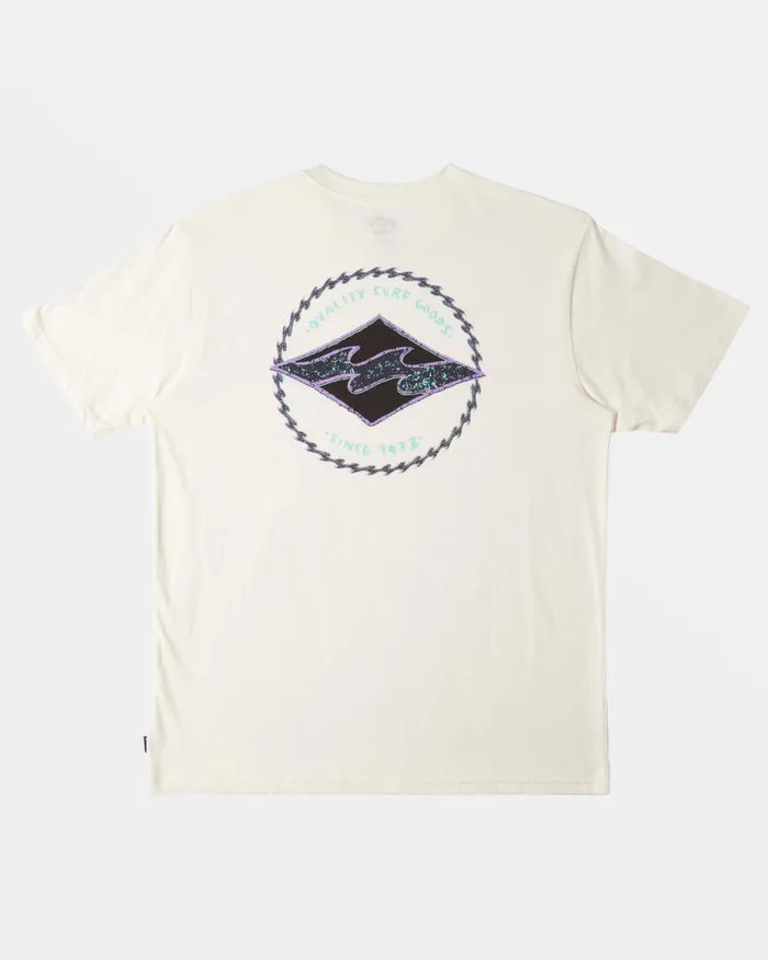 Billabong TShirts Rotor Diamond TShirt Off White 8211 Men Billabong TShirts Rotor Diamond TShirt Off White 8211 Men