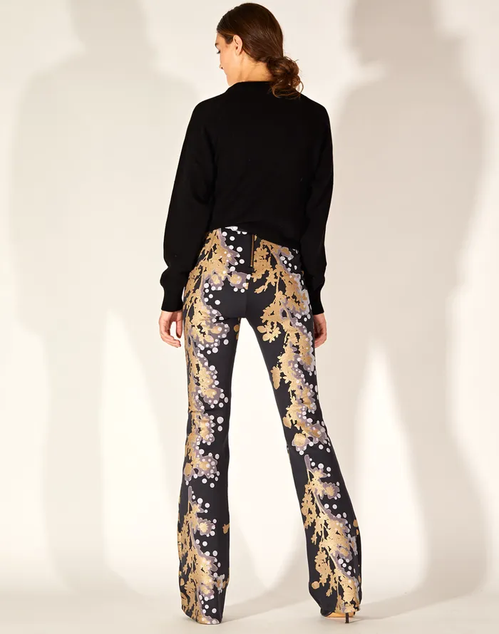 Bonded Fit And Flare Pant 8211 Gldbra Women Cynthia Rowley Bottoms