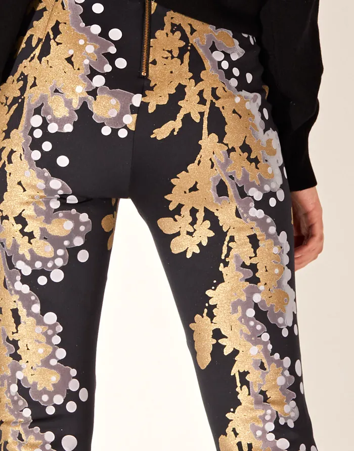 Bonded Fit And Flare Pant 8211 Gldbra Women Cynthia Rowley Bottoms