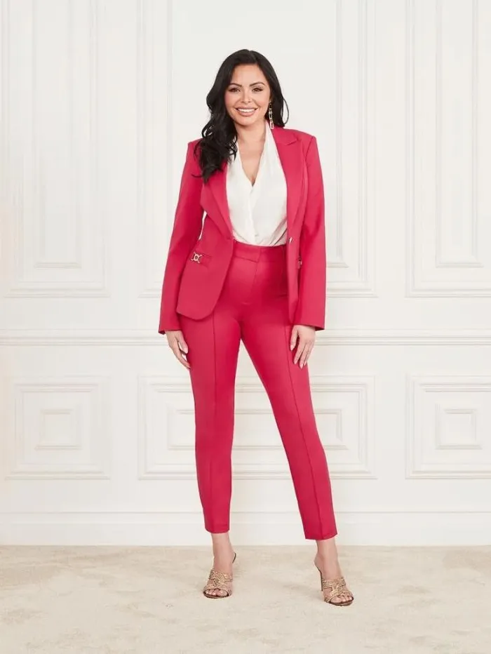 Bottoms Women Marciano Franca Chino Pant Souvenir Pink Bottoms Women Marciano Franca Chino Pant Souvenir Pink