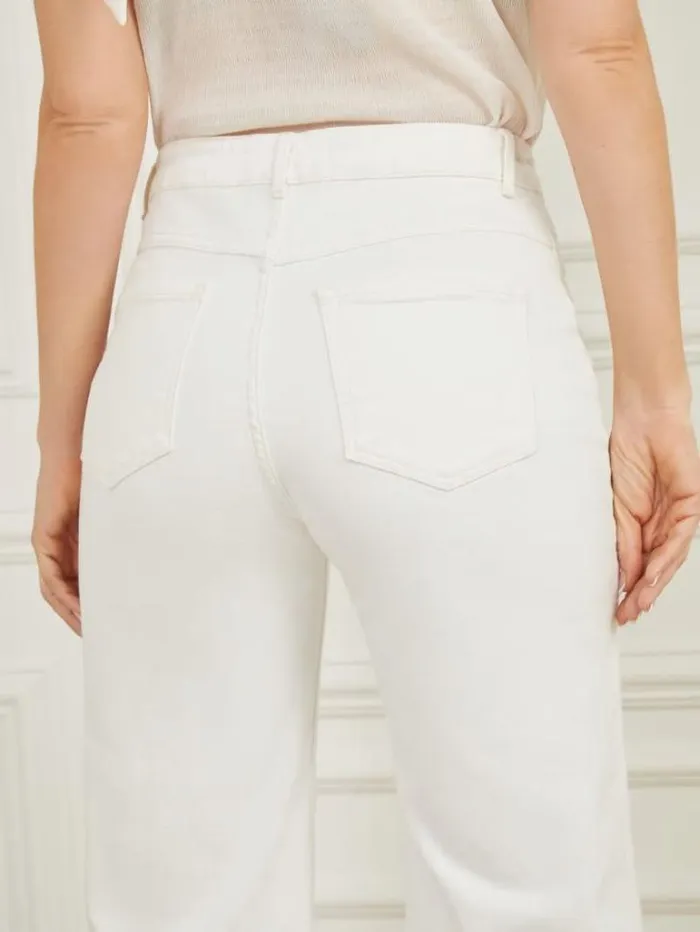 Bottoms Women Marciano Lyric Wide Leg Denim Pant Chalk Wash Bottoms Women Marciano Lyric Wide Leg Denim Pant Chalk Wash