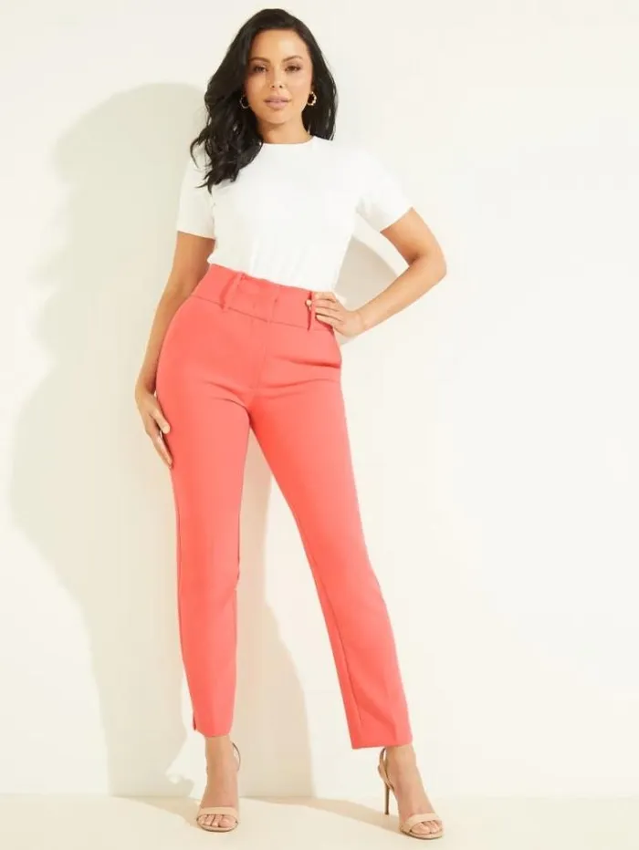 Bottoms Women Marciano Shelly Pant Coral Peonie Bottoms Women Marciano Shelly Pant Coral Peonie