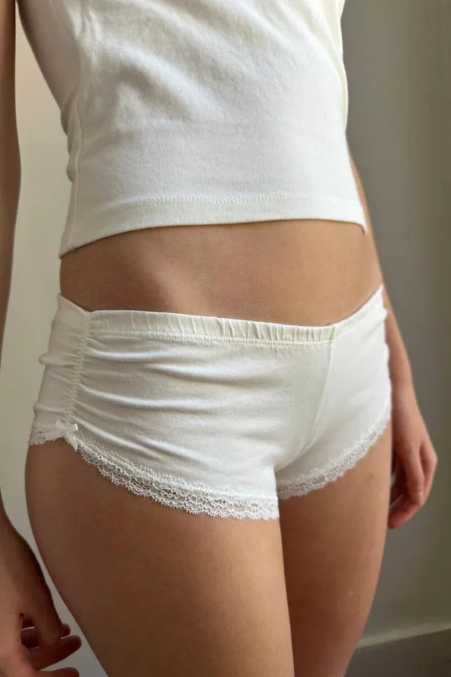 Brandy Melville Intimates Lace Hipster Underwear Natural White 8211 Women