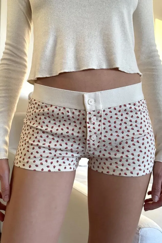 Brandy Melville Intimates Strawberry Boyshort Underwear Strawberries 8211 Women