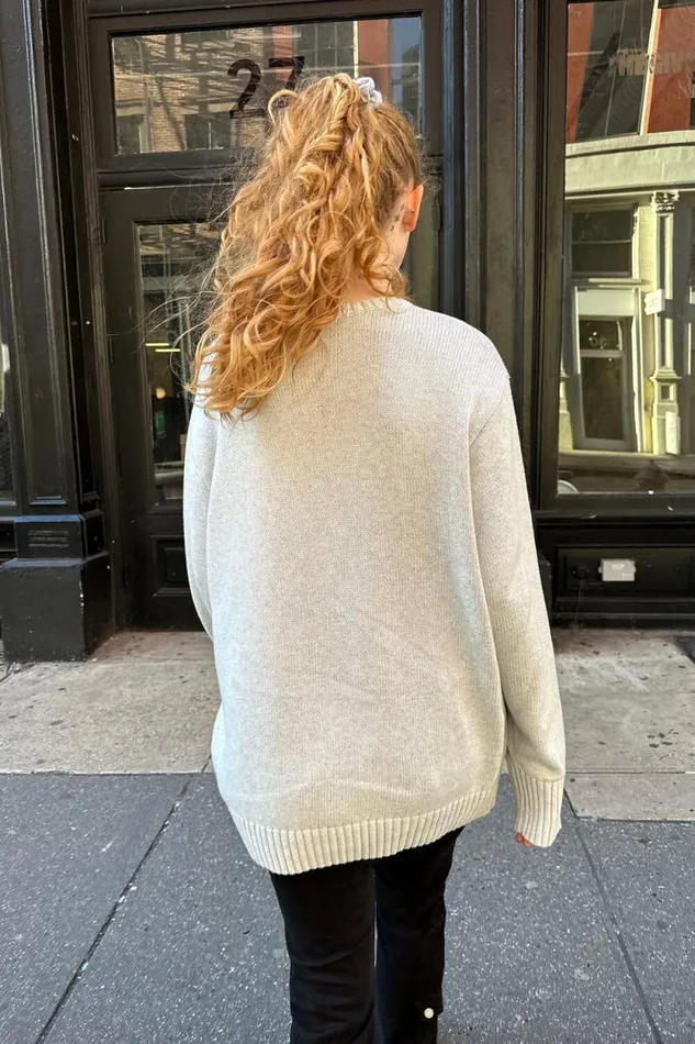 Brandy Melville Sweaters Brianna Cotton Sweater Silver Grey 8211 Women Brandy Melville Sweaters Brianna Cotton Sweater Silver Grey 8211 Women