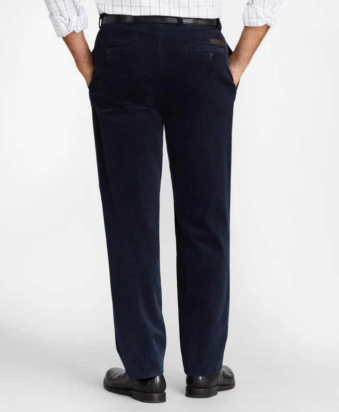 Brooks Brothers Casual Pants Elliot Fit Wide Wale Stretch Corduroys Sapphire 8211 Men Brooks Brothers Casual Pants Elliot Fit Wide Wale Stretch Corduroys Sapphire 8211 Men