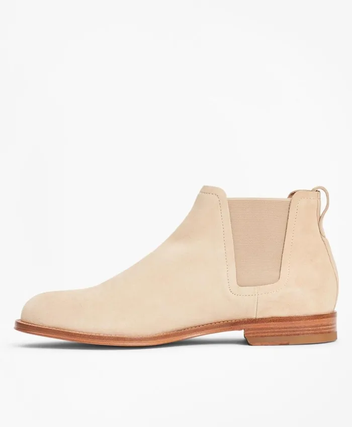 Brooks Brothers Dress and Casual Shoes Suede Chelsea Boots Oatmeal 8211 Men Brooks Brothers Dress and Casual Shoes Suede Chelsea Boots Oatmeal 8211 Men
