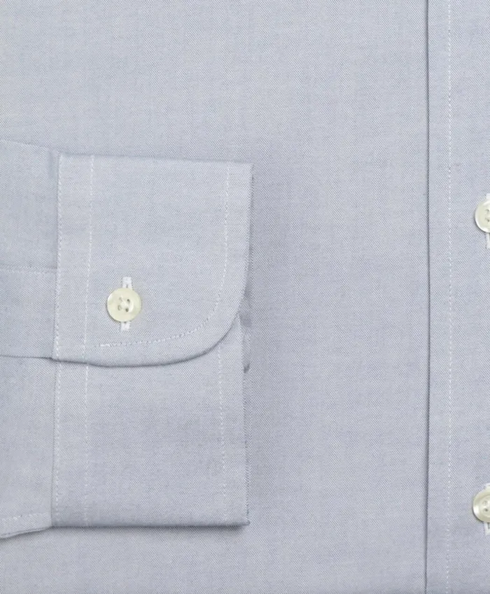 Brooks Brothers Dress Shirts Regent Fitted Dress Shirt ButtonDown Collar Blue 8211 Men