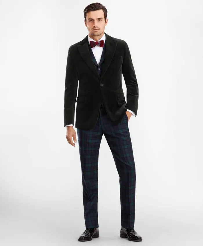 Brooks Brothers Dress Trousers Regent Fit Black Watch Wool Trousers Navygreen 8211 Men Brooks Brothers Dress Trousers Regent Fit Black Watch Wool Trousers Navygreen 8211 Men