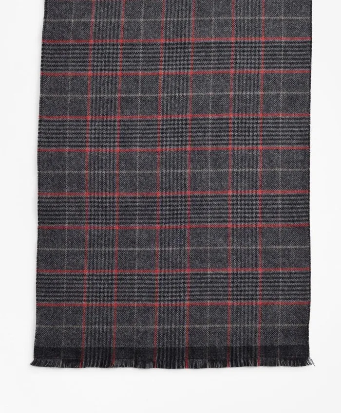 Brooks Brothers Hats Gloves and Scarves DoubleFaced Glen Plaid Scarf Dark Grey 8211 Men Brooks Brothers Hats Gloves and Scarves DoubleFaced Glen Plaid Scarf Dark Grey 8211 Men