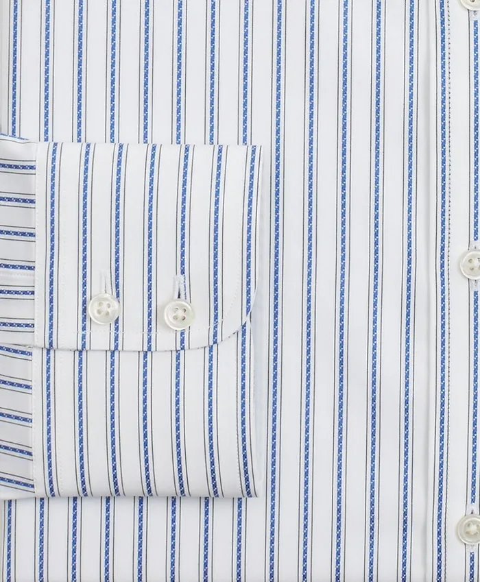 Brooks Brothers Luxury Shirts Luxury Collection Regent Fitted Dress Shirt ButtonDown Collar Stripe Blue 8211 Men Brooks Brothers Luxury Shirts Luxury Collection Regent Fitted Dress Shirt ButtonDown Collar Stripe Blue 8211 Men