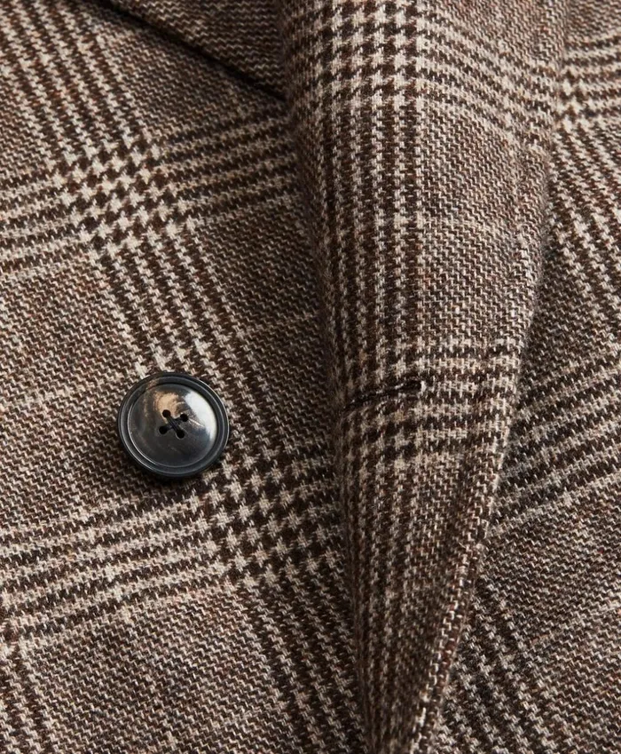 Brooks Brothers Outerwear Golden Fleece DoubleBreasted Plaid Topcoat Brown 8211 Men Brooks Brothers Outerwear Golden Fleece DoubleBreasted Plaid Topcoat Brown 8211 Men
