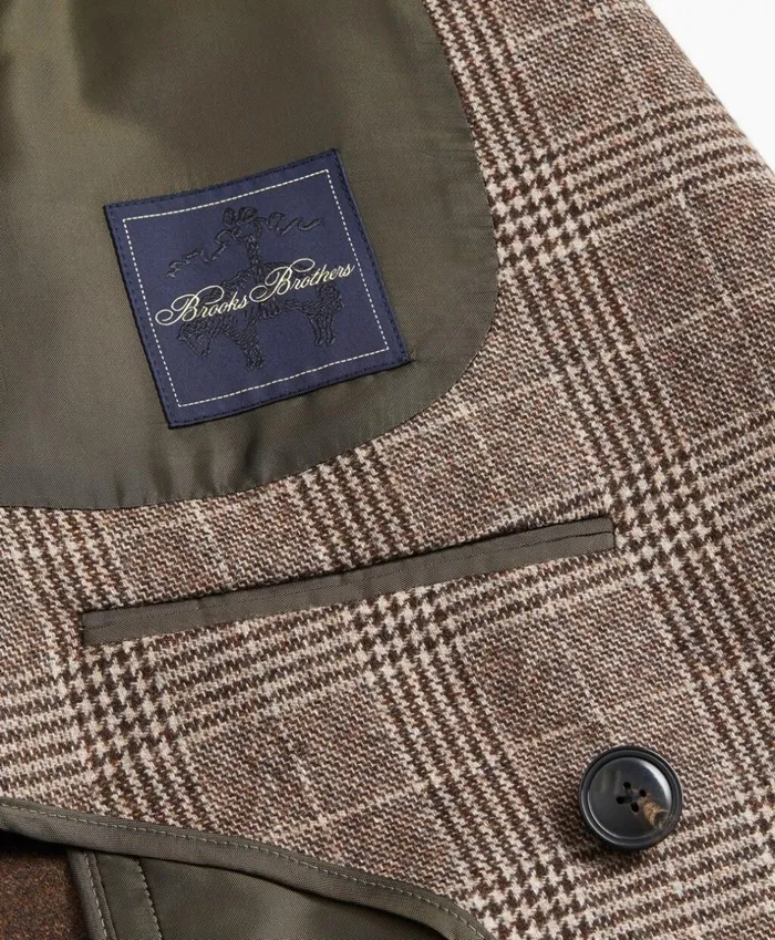 Brooks Brothers Outerwear Golden Fleece DoubleBreasted Plaid Topcoat Brown 8211 Men Brooks Brothers Outerwear Golden Fleece DoubleBreasted Plaid Topcoat Brown 8211 Men
