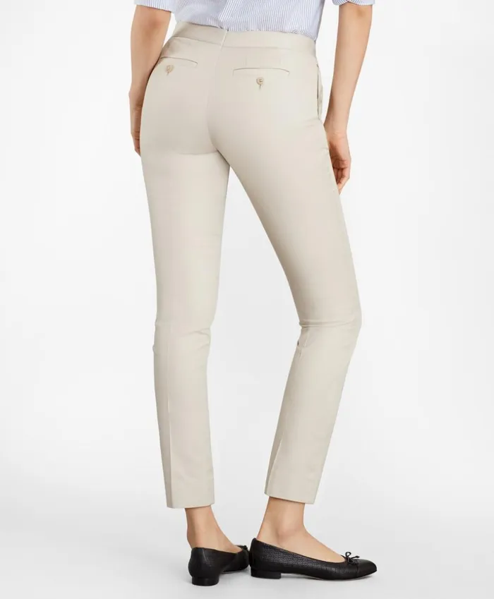Brooks Brothers Pants Skirts and Shorts FlatFront Stretch Advantage Chino Pants Stone 8211 Women Brooks Brothers Pants Skirts and Shorts FlatFront Stretch Advantage Chino Pants Stone 8211 Women