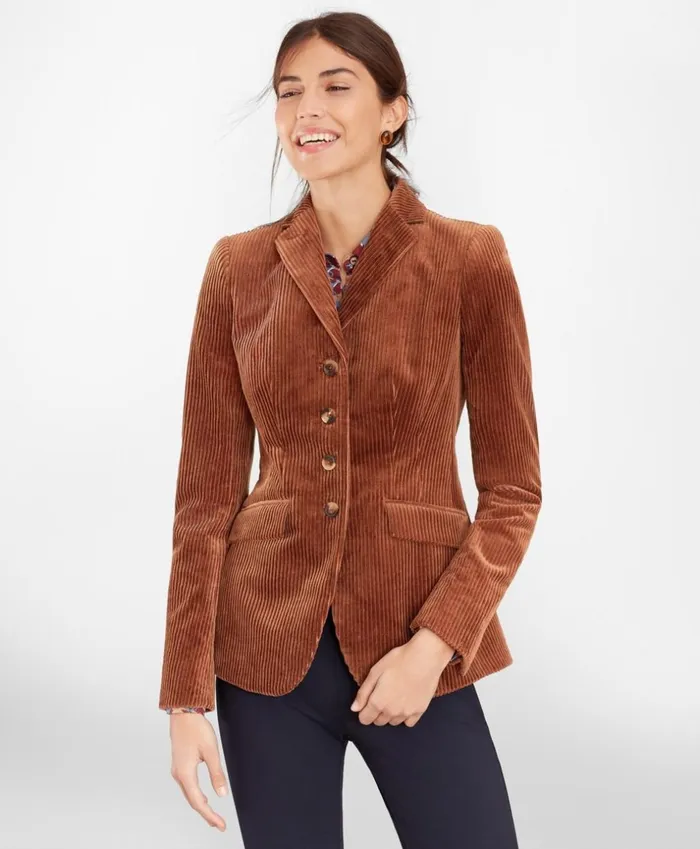 Brooks Brothers Petites Petite Cotton Corduroy Jacket Cognac 8211 Women Brooks Brothers Petites Petite Cotton Corduroy Jacket Cognac 8211 Women