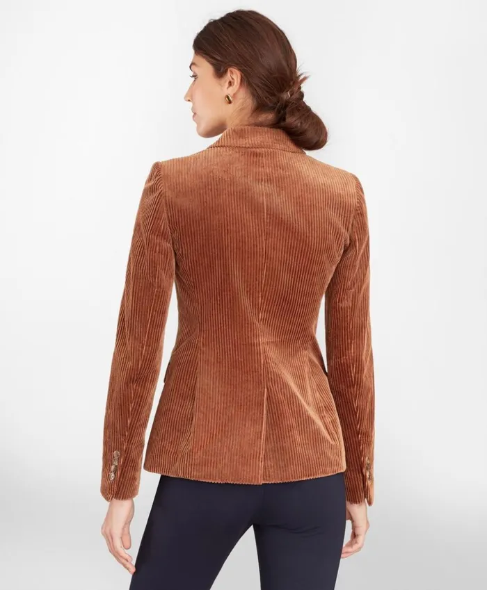 Brooks Brothers Petites Petite Cotton Corduroy Jacket Cognac 8211 Women Brooks Brothers Petites Petite Cotton Corduroy Jacket Cognac 8211 Women
