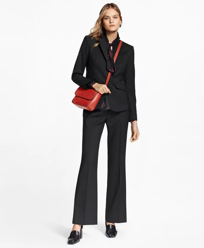 Brooks Brothers Petites Petite Wool WideLeg Pants Black 8211 Women Brooks Brothers Petites Petite Wool WideLeg Pants Black 8211 Women