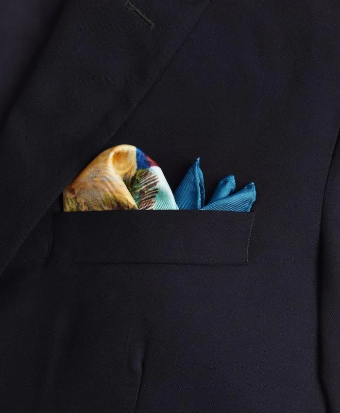 Brooks Brothers Pocket Squares and Handkerchiefs Limited Edition Archival Collection Spring 1981 Silk Pocket Square Blue 8211 Men Brooks Brothers Pocket Squares and Handkerchiefs Limited Edition Archival Collection Spring 1981 Silk Pocket Square Blue 8211 Men