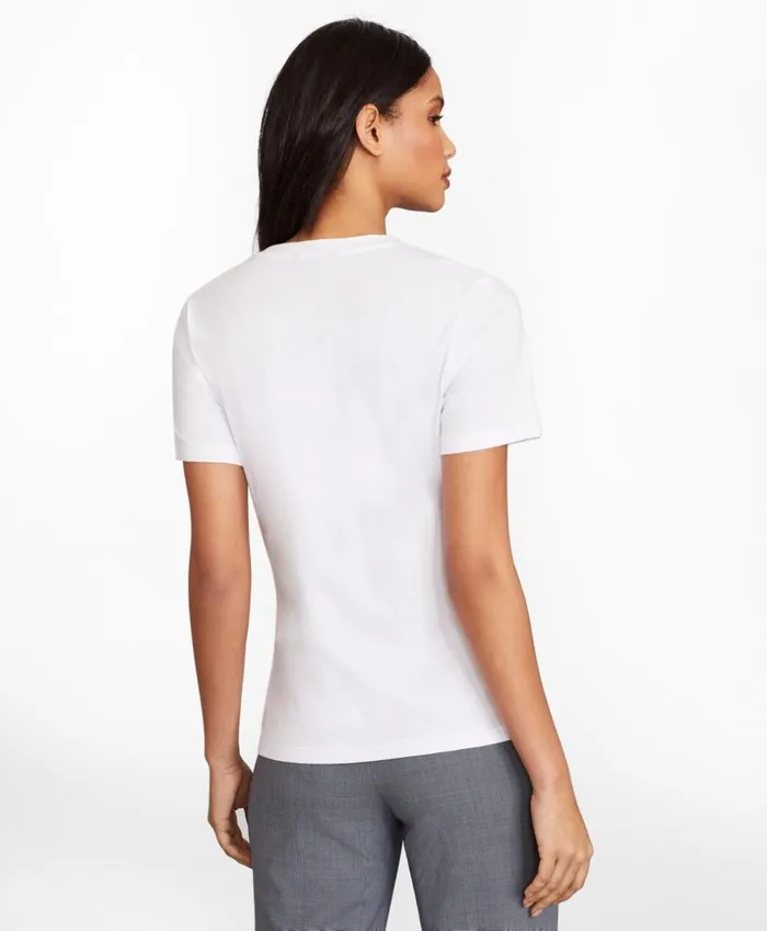 Brooks Brothers Shirts and Tops Toile Graphic TShirt White 8211 Women Brooks Brothers Shirts and Tops Toile Graphic TShirt White 8211 Women