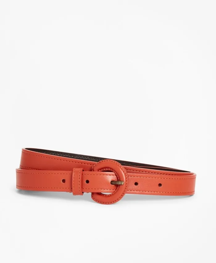 Brooks Brothers Shoes and Belts Leather Waist Belt Brick 8211 Women