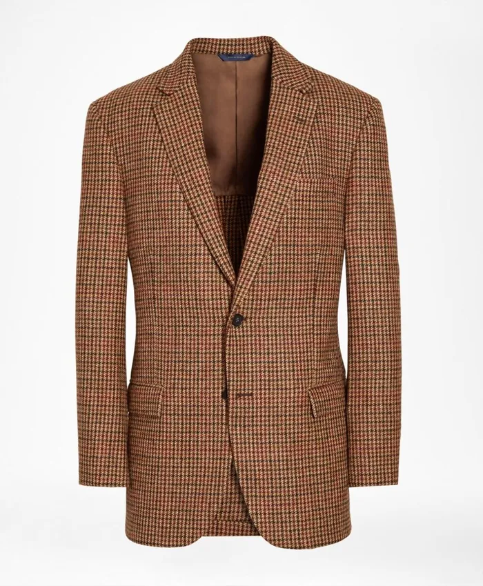 Brooks Brothers Sport Coats and Vests Madison Fit Plaid Sport Coat Burgundy 8211 Men