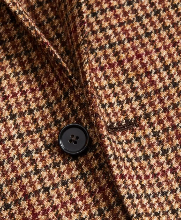 Brooks Brothers Sport Coats and Vests Madison Fit Plaid Sport Coat Burgundy 8211 Men