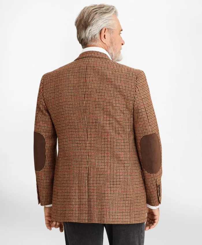 Brooks Brothers Sport Coats and Vests Madison Fit Plaid Sport Coat Burgundy 8211 Men