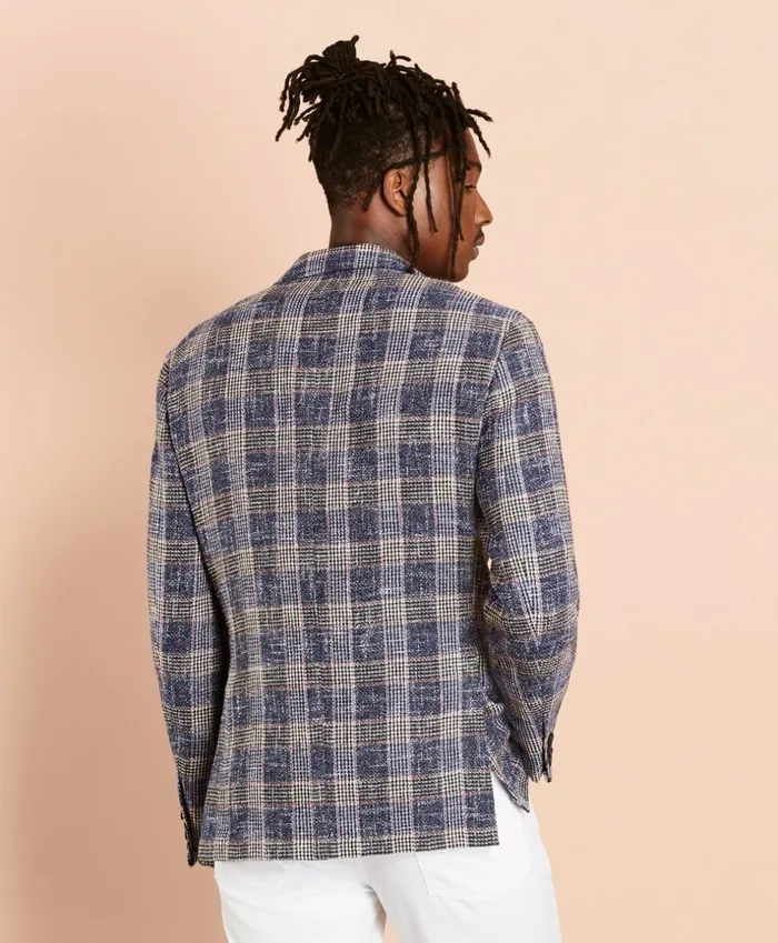 Brooks Brothers Sport Coats and Vests Plaid Dobby Sport Coat Blue Multi 8211 Men Brooks Brothers Sport Coats and Vests Plaid Dobby Sport Coat Blue Multi 8211 Men
