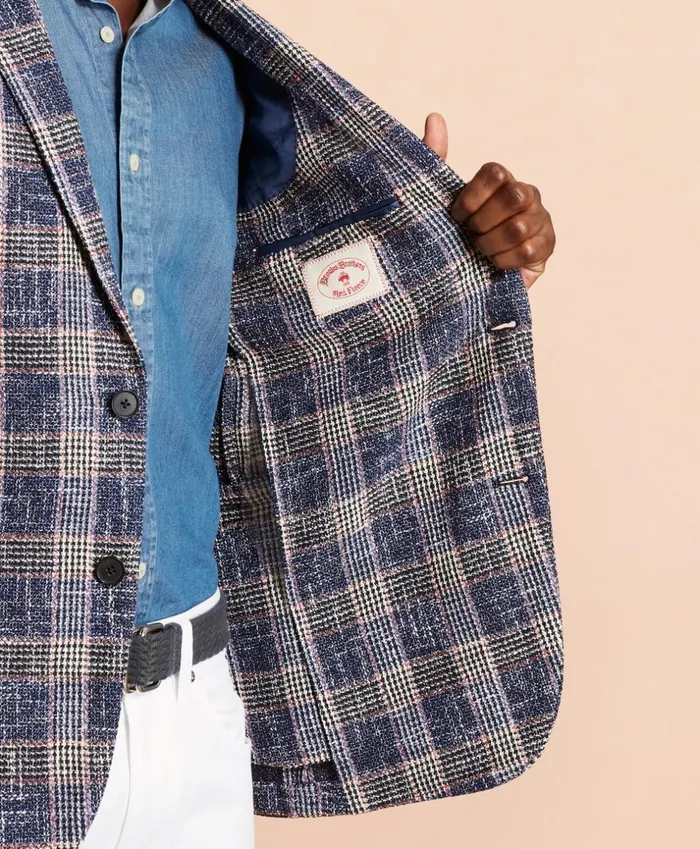 Brooks Brothers Sport Coats and Vests Plaid Dobby Sport Coat Blue Multi 8211 Men Brooks Brothers Sport Coats and Vests Plaid Dobby Sport Coat Blue Multi 8211 Men