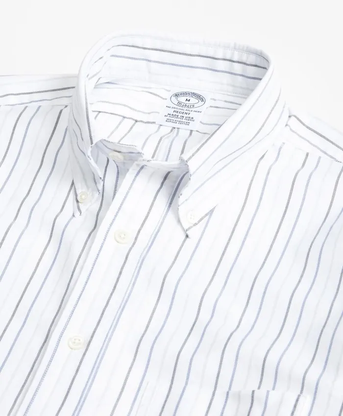 Brooks Brothers Sport Shirts Regent Fit Oxford MultiStripe Sport Shirt Multi 8211 Men