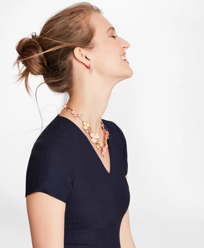 Brooks Brothers Suit Separates Pinstripe BrooksCool Merino Dress Navy 8211 Women Brooks Brothers Suit Separates Pinstripe BrooksCool Merino Dress Navy 8211 Women