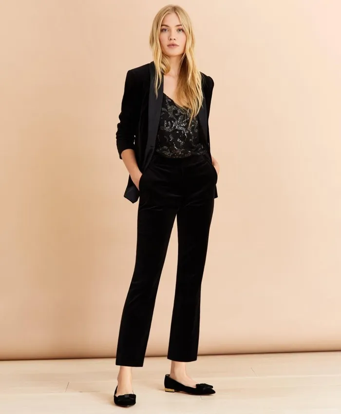 Brooks Brothers Suit Separates Velvet Ankle Pants Black 8211 Women Brooks Brothers Suit Separates Velvet Ankle Pants Black 8211 Women